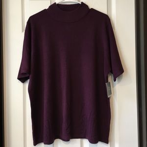 Burgundy Sweater Shirt
